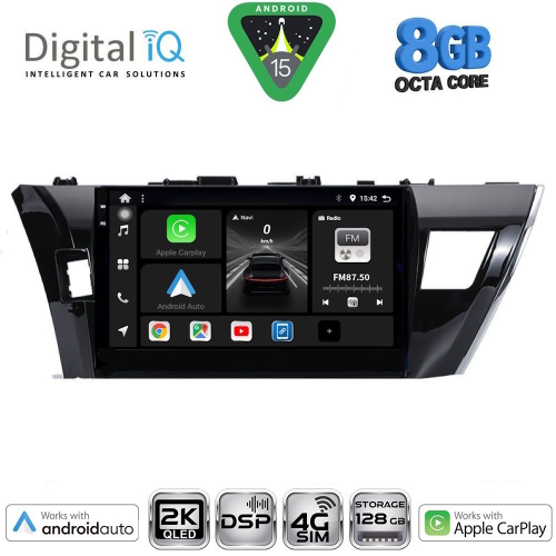 DIGITAL IQ BXF 11714_CPAA (10inc) MULTIMEDIA TABLET for TOYOTA COROLLA mod. 2013-2016