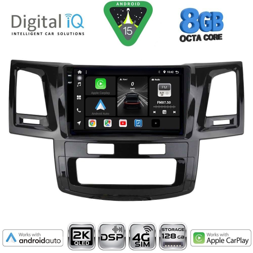 DIGITAL IQ BXF 11720_CPAA (9inc) MULTIMEDIA TABLET for TOYOTA HILUX mod. 2005-2016