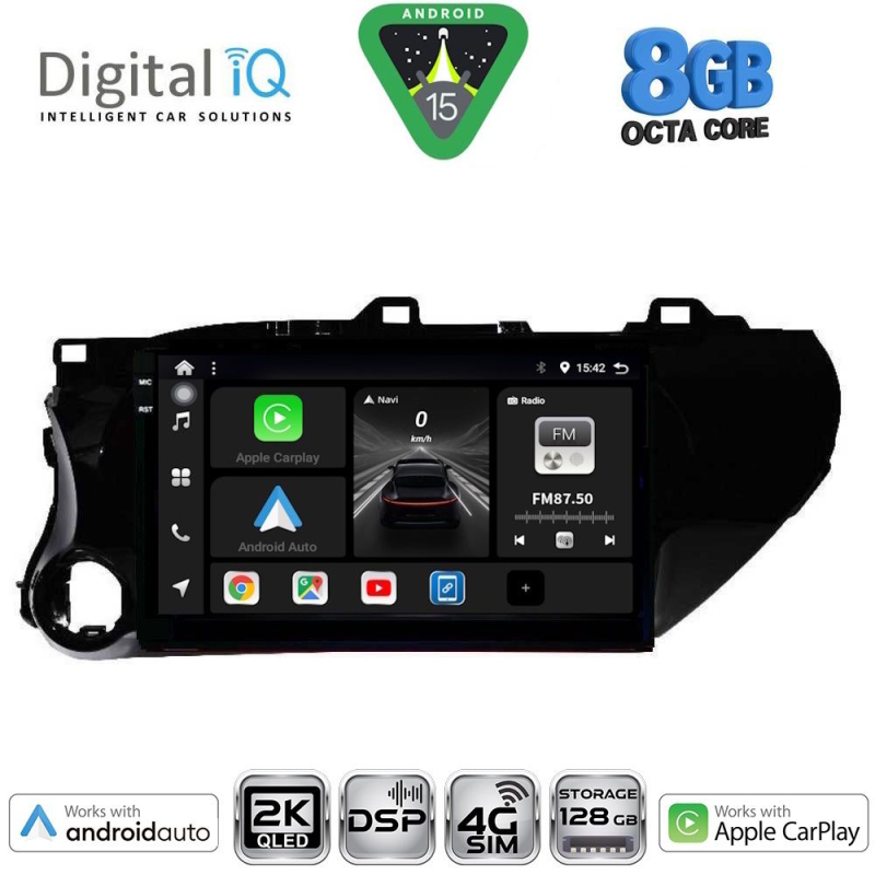 DIGITAL IQ BXF 11721_CPAA (10inc) MULTIMEDIA TABLET for TOYOTA HILUX mod. 2017> DIGITAL IQ BXF 11721_CPAA (10inc) MULTIMEDIA TABLET for TOYOTA HILUX mod. 2017>