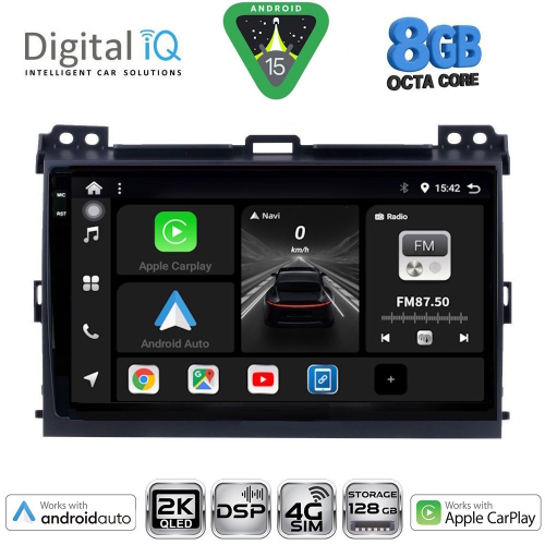 DIGITAL IQ BXF 11723_CPAA (9inc) MULTIMEDIA TABLET for TOYOTA LANDCRUISER mod. 2002-2008