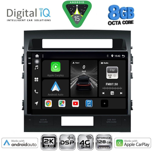 DIGITAL IQ BXF 11724_CPAA (10inc) MULTIMEDIA TABLET for TOYOTA LANDCRUISER mod. 2008-2015