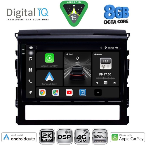 DIGITAL IQ BXF 11725_CPAA (9inc) MULTIMEDIA TABLET for TOYOTA LANDCRUISER mod. 2016-2019
