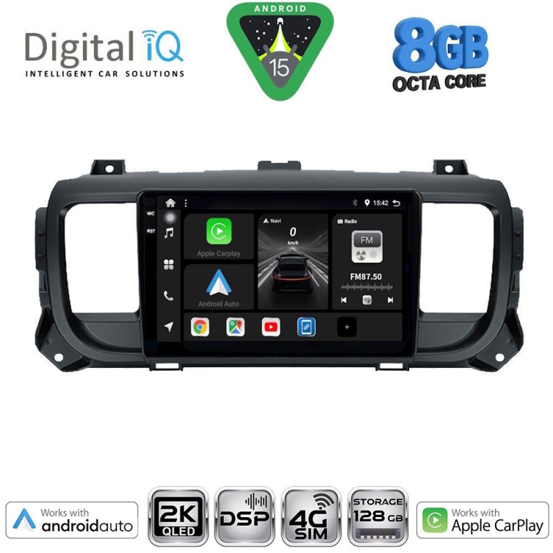 DIGITAL IQ BXF 11729_CPAA (9inc) MULTIMEDIA TABLET for CITROEN JUMPY-SPACETOURER – PEUGEOT EXPERT-TRAVELLER – TOYOTA PROACE mod.2016>