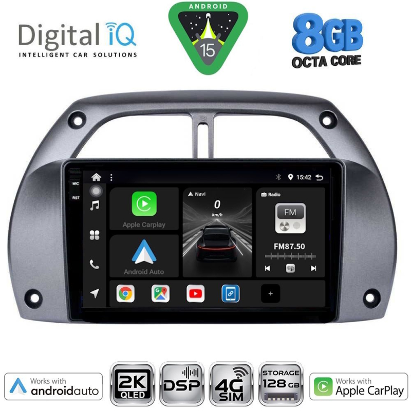 DIGITAL IQ BXF 11730_CPAA A/C (9inc) MULTIMEDIA TABLET for TOYOTA RAV 4 mod. 2000-2006