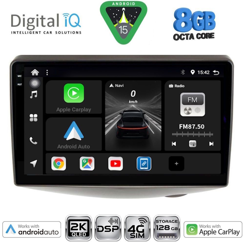 DIGITAL IQ BXF 11735_CPAA (9inc) MULTIMEDIA TABLET for TOYOTA YARIS mod. 1999-2006 DIGITAL IQ BXF 11735_CPAA (9inc) MULTIMEDIA TABLET for TOYOTA YARIS mod. 1999-2006