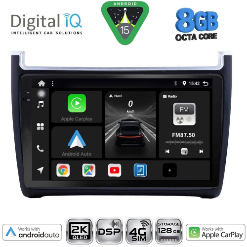 DIGITAL IQ BXF 11757_CPAA (9inc) MULTIMEDIA TABLET for VW POLO mod. 2014-2017
