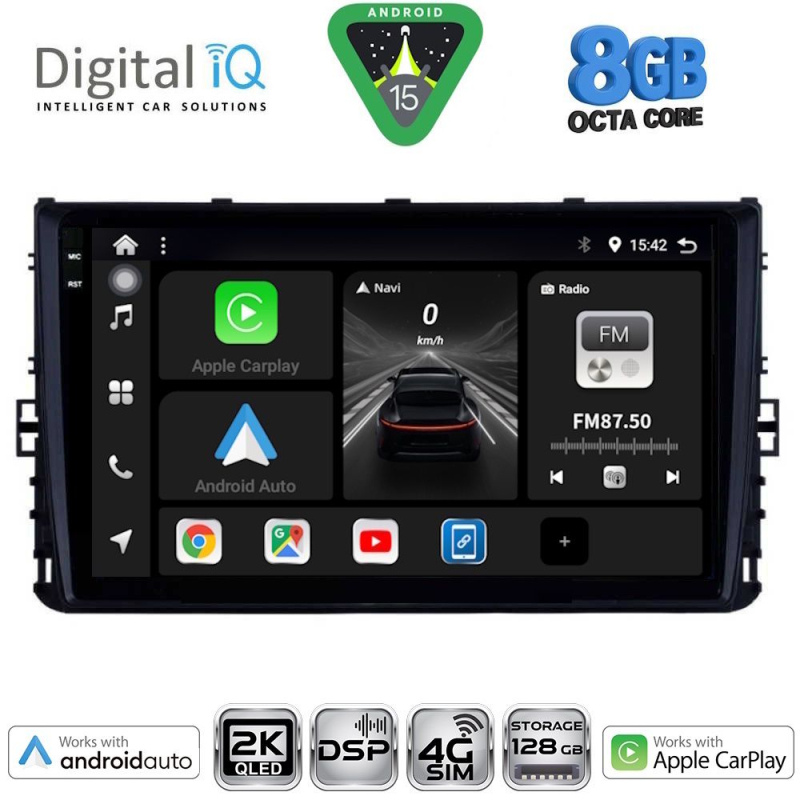 DIGITAL IQ BXF 11758_CPAA (9inc) MULTIMEDIA TABLET for VW POLO – TROC – TCROSS mod. 2017>