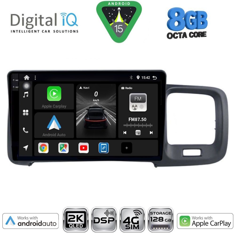DIGITAL IQ BXF 11785_CPAA (9inc) MULTIMEDIA TABLET for VOLVO S60 mod. 2010-2018