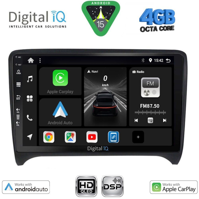 DIGITAL IQ BXF 6009_CPAA (9inc) MULTIMEDIA TABLET for AUDI TT mod. 2007-2015 DIGITAL IQ BXF 6009_CPAA (9inc) MULTIMEDIA TABLET for AUDI TT mod. 2007-2015