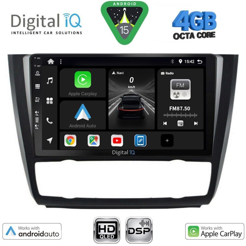 DIGITAL IQ BXF 6040_CPAA CLIMA (9inc) MULTIMEDIA TABLET for BMW S.1  E81-82-87-88 mod. 2004-2013
