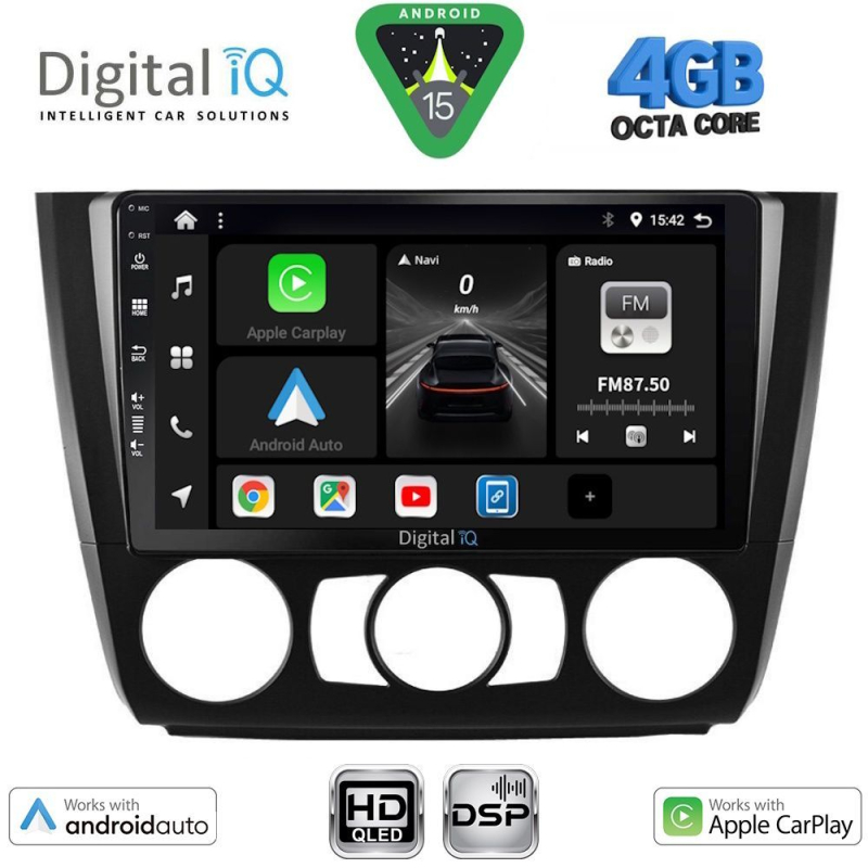 DIGITAL IQ BXF 6040_CPAA A/C (9inc) MULTIMEDIA TABLET for BMW S.1  E81-82-87-88 mod. 2004-2013