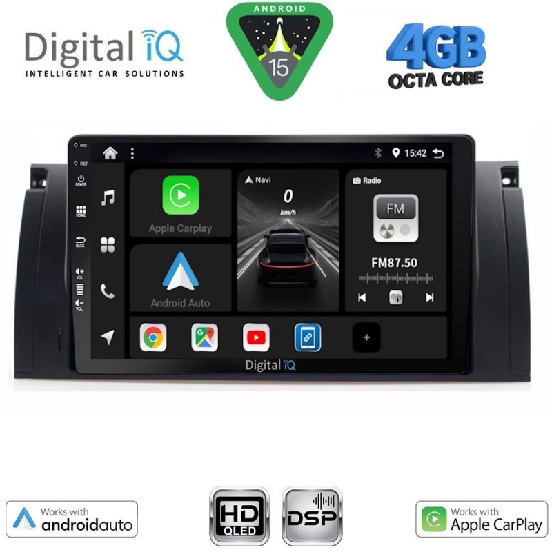 DIGITAL IQ BXF 6045_CPAA (9inc) MULTIMEDIA TABLET for BMW Series 5 (E39) mod. 1997-2005 | X5 (E53) mod. 1999-2006 DIGITAL IQ BXF 6045_CPAA (9inc) MULTIMEDIA TABLET for BMW Series 5 (E39) mod. 1997-2005 | X5 (E53) mod. 1999-2006