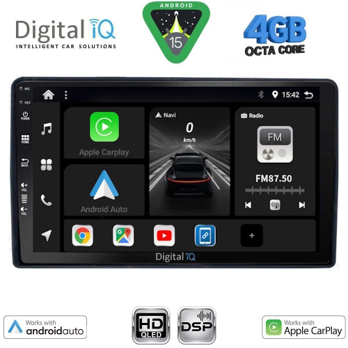 DIGITAL IQ BXF 6081_CPAA (9inc) MULTIMEDIA TABLET for CITROEN – PEUGEOT mod. 2008-2018