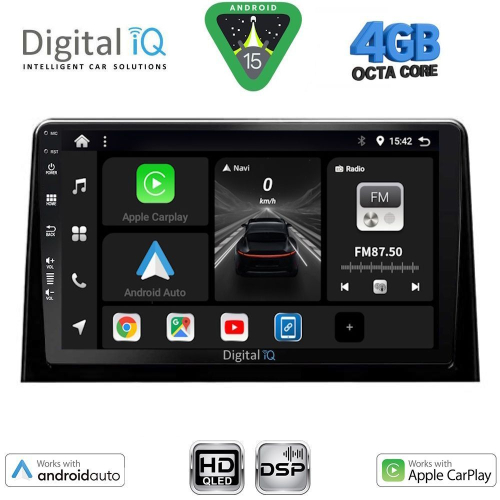 DIGITAL IQ BXF 6082_CPAA (10inc) MULTIMEDIA TABLET for CITROEN BERLINGO – OPEL COMBO – PEUGEOT PARTNER – TOYOTA PROACE mod. 2018> - FIAT DOBLO mod. 2022>