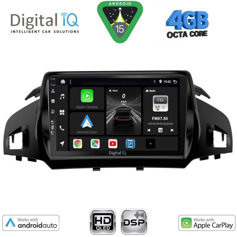 DIGITAL IQ BXF 6160_CPAA (9inc) MULTIMEDIA TABLET for FORD KUGA mod. 2013-2019 – CMAX mod. 2011> DIGITAL IQ BXF 6160_CPAA (9inc) MULTIMEDIA TABLET for FORD KUGA mod. 2013-2019 – CMAX mod. 2011>