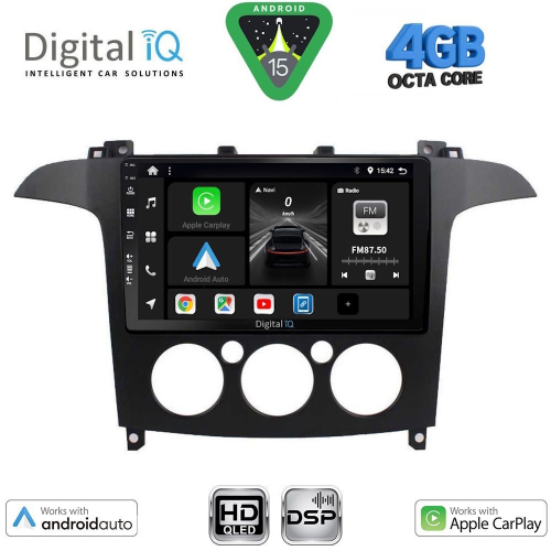 DIGITAL IQ BXF 6175_CPAA A/C (9inc) MULTIMEDIA TABLET for FORD SMAX mod. 2006-2014