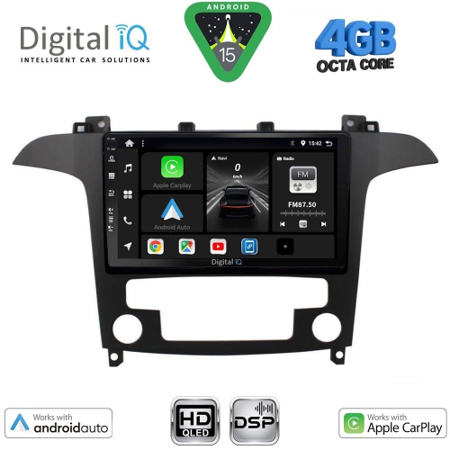 DIGITAL IQ BXF 6175_CPAA CLIMA (9inc) MULTIMEDIA TABLET for FORD SMAX mod. 2006-2014