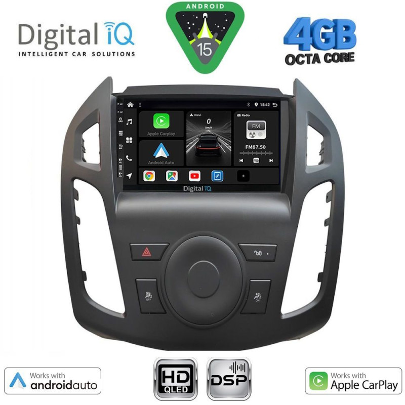 DIGITAL IQ BXF 6176_CPAA (9inc) MULTIMEDIA TABLET for FORD TRANSIT CONNECT mod. 2013-2018