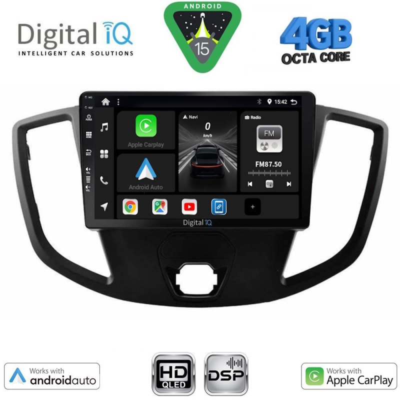 DIGITAL IQ BXF 6179_CPAA (9inc) MULTIMEDIA TABLET for FORD TRANSIT mod. 2014-2020 DIGITAL IQ BXF 6179_CPAA (9inc) MULTIMEDIA TABLET for FORD TRANSIT mod. 2014-2020