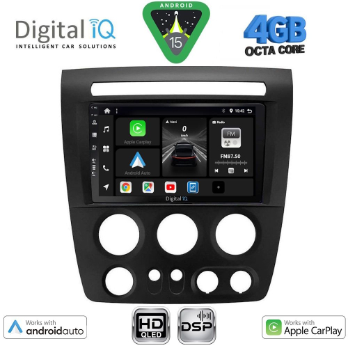 DIGITAL IQ BXF 6218_CPAA (9inc) MULTIMEDIA TABLET for HUMMER H3 mod. 2005-2009