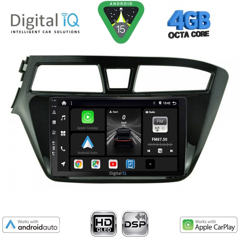 DIGITAL IQ BXF 6229_CPAA (9inc) MULTIMEDIA TABLET for HYUNDAI i20 mod. 2014-2018 DIGITAL IQ BXF 6229_CPAA (9inc) MULTIMEDIA TABLET for HYUNDAI i20 mod. 2014-2018