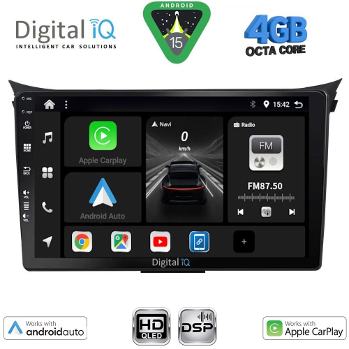 DIGITAL IQ BXF 6232_CPAA (9inc) MULTIMEDIA TABLET for HYUNDAI i30  mod. 2012-2017