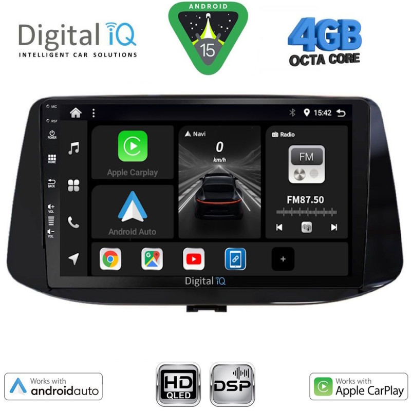 DIGITAL IQ BXF 16233_CPAA (9inc) MULTIMEDIA TABLET for HYUNDAI i30 mod. 2018-2025