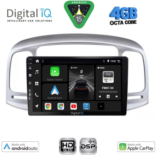 DIGITAL IQ BXF 6249_CPAA (9inc) MULTIMEDIA TABLET for HYUNDAI ACCENT mod. 2005-2012