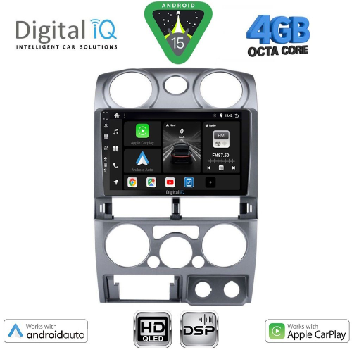 DIGITAL IQ BXF 6254SL_CPAA (9inc) MULTIMEDIA TABLET for ISUZU D-MAX mod. 2008-2012 (SILVER)