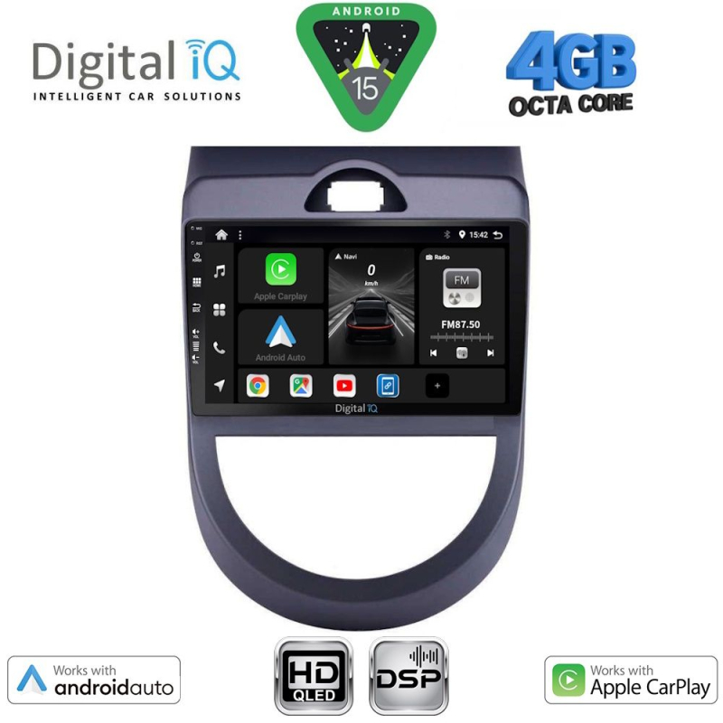 DIGITAL IQ BXF 6320_CPAA (9inc) MULTIMEDIA TABLET for KIA SOUL mod. 2008-2013