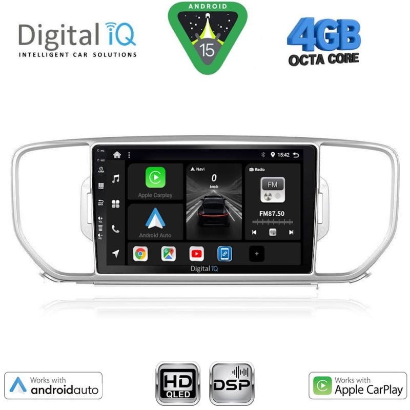 DIGITAL IQ BXF 6326_CPAA (9inc) MULTIMEDIA TABLET for KIA SPORTAGE mod. 2015-2018 DIGITAL IQ BXF 6326_CPAA (9inc) MULTIMEDIA TABLET for KIA SPORTAGE mod. 2015-2018