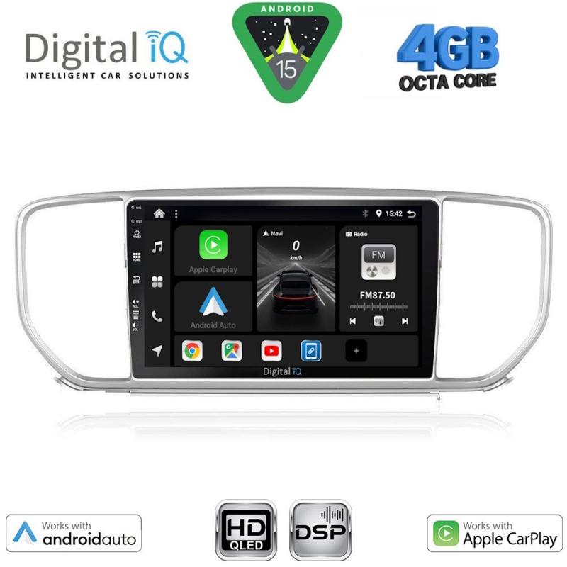 DIGITAL IQ BXF 6327_CPAA (9inc) MULTIMEDIA TABLET for KIA SPORTAGE mod. 2018> DIGITAL IQ BXF 6327_CPAA (9inc) MULTIMEDIA TABLET for KIA SPORTAGE mod. 2018>