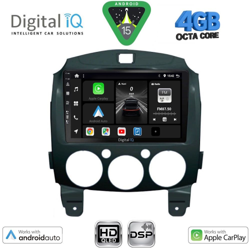 DIGITAL IQ BXF 6361_CPAA (9inc) MULTIMEDIA TABLET for MAZDA 2  mod. 2007-2014