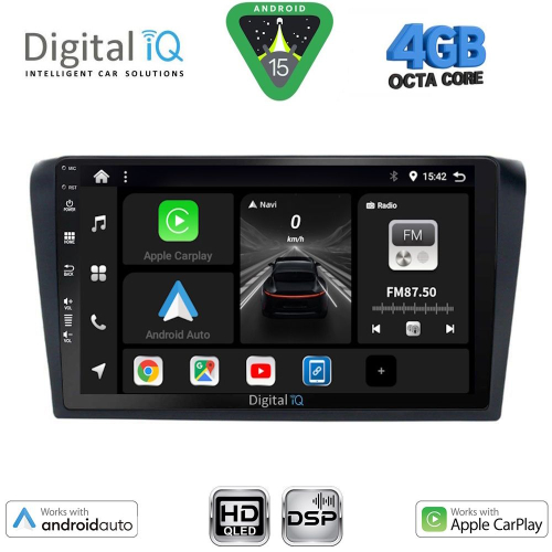 DIGITAL IQ BXF 6365_CPAA (9inc) MULTIMEDIA TABLET for MAZDA 3 mod. 2003-2008