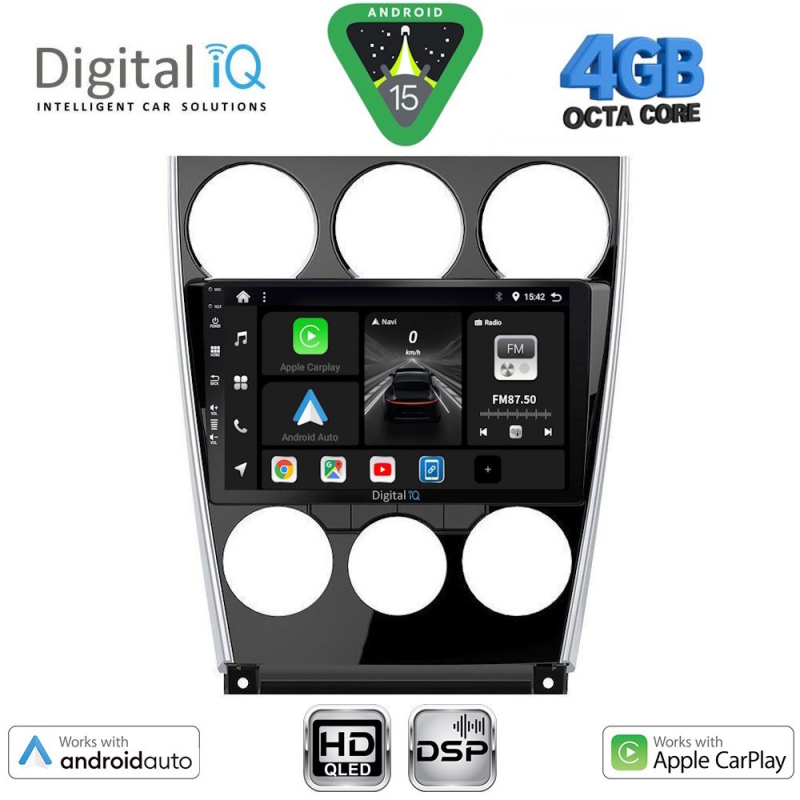 DIGITAL IQ BXF 6375_CPAA (9inc) MULTIMEDIA TABLET for MAZDA 6 (FACELIFT) mod. 2005-2008 DIGITAL IQ BXF 6375_CPAA (9inc) MULTIMEDIA TABLET for MAZDA 6 (FACELIFT) mod. 2005-2008