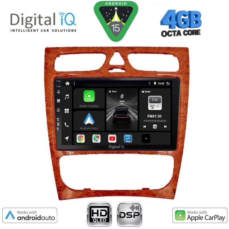 DIGITAL IQ BXF 6402CH_CPAA (9inc) MULTIMEDIA TABLET for MERCEDES C (W203) mod. 1999-2004 DIGITAL IQ BXF 6402CH_CPAA (9inc) MULTIMEDIA TABLET for MERCEDES C (W203) mod. 1999-2004