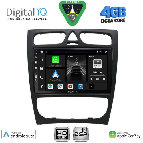 DIGITAL IQ BXF 6402_CPAA (9inc) MULTIMEDIA TABLET for MERCEDES C (W203) mod. 1999-2004