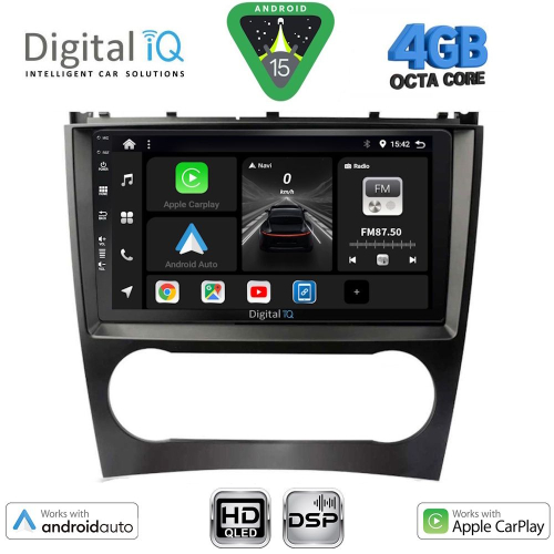 DIGITAL IQ BXF 6404_CPAA (9inc) MULTIMEDIA TABLET for MERCEDES C – CLK (W203-209) mod. 2004-2008