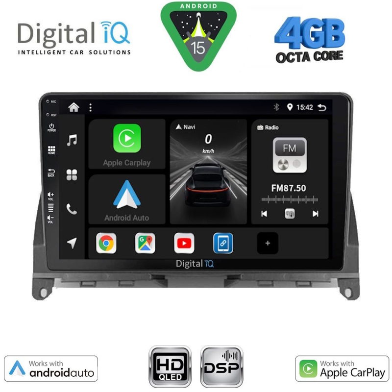 DIGITAL IQ BXF 6405_CPAA (9inc) MULTIMEDIA TABLET for MERCEDES C (W204) mod. 2007-2011 DIGITAL IQ BXF 6405_CPAA (9inc) MULTIMEDIA TABLET for MERCEDES C (W204) mod. 2007-2011