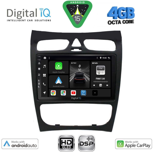 DIGITAL IQ BXF 6406_CPAA (9inc) MULTIMEDIA TABLET for MERCEDES CLK (W209) mod. 2000-2004