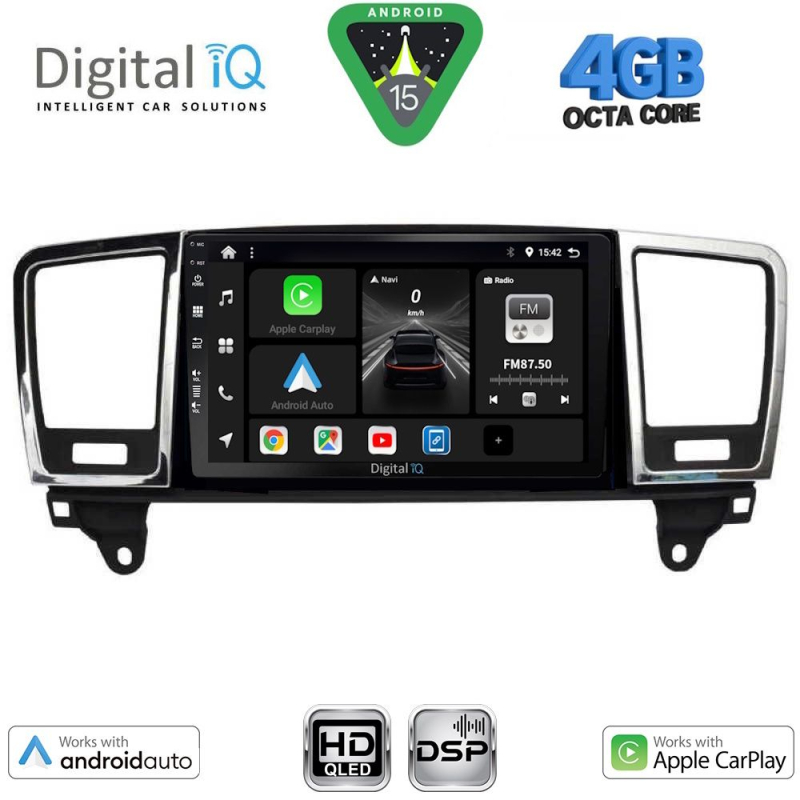DIGITAL IQ BXF 6415_CPAA (9inc) MULTIMEDIA TABLET for MERCEDES ML (W166) - GL (X166) mod. 2011-2019 DIGITAL IQ BXF 6415_CPAA (9inc) MULTIMEDIA TABLET for MERCEDES ML (W166) - GL (X166) mod. 2011-2019