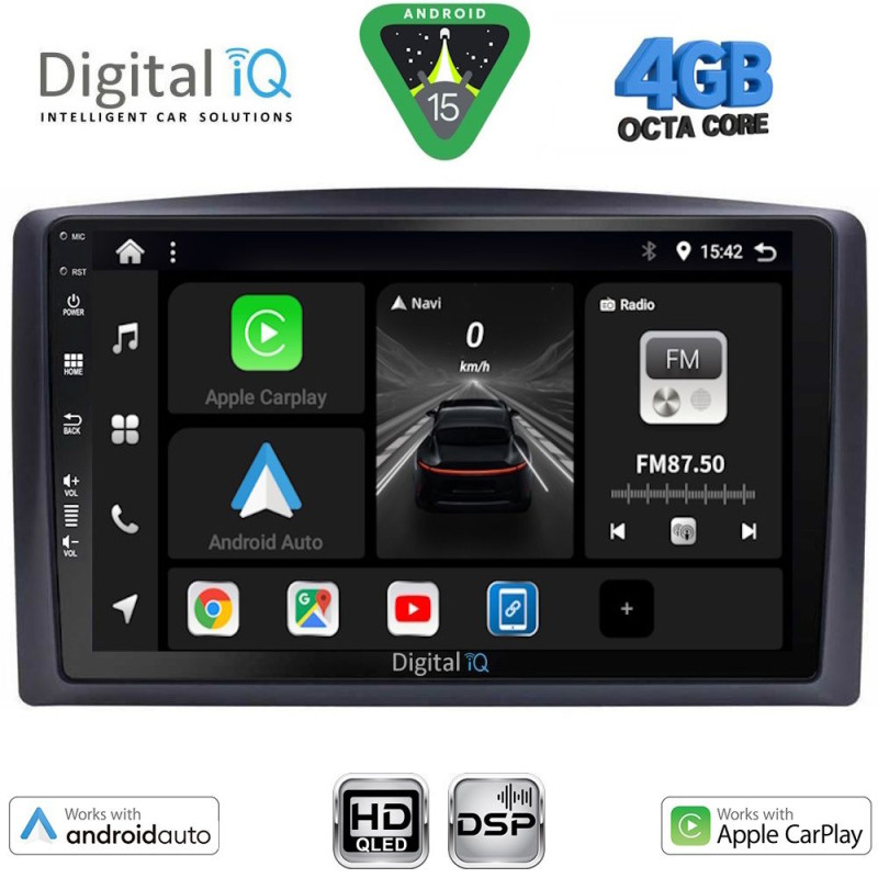 DIGITAL IQ BXF 16421_CPAA (10inc) MULTIMEDIA TABLET for MERCEDES VITO – VIANO (W447) mod. 2015-2022