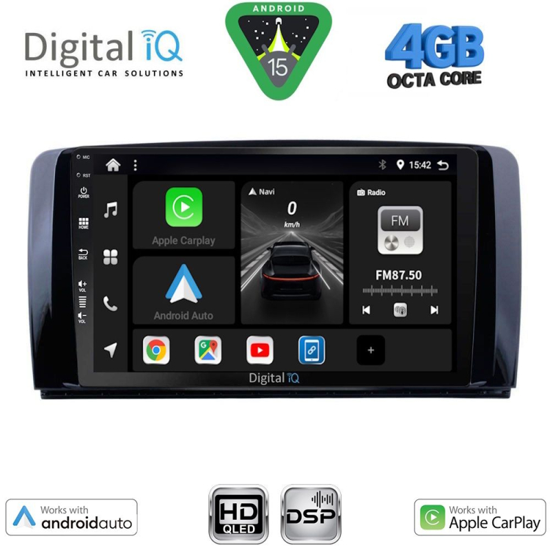 DIGITAL IQ BXF 6422_CPAA (9inc) MULTIMEDIA TABLET for MERCEDES R (W251) mod. 2006-2015