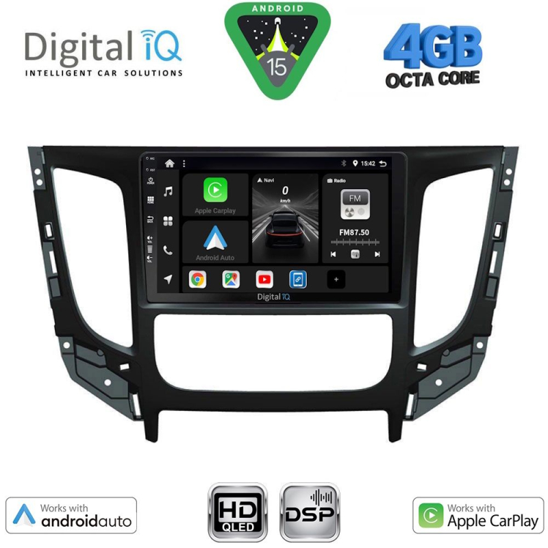 DIGITAL IQ BXF 6437_CPAA CLIMA (9inc) MULTIMEDIA TABLET for MITSUBISHI L200 mod. 2015> με CLIMA DIGITAL IQ BXF 6437_CPAA CLIMA (9inc) MULTIMEDIA TABLET for MITSUBISHI L200 mod. 2015> με CLIMA