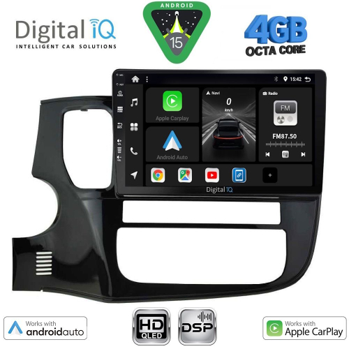 DIGITAL IQ BXF 6443_CPAA (10inc) MULTIMEDIA TABLET for MITSUBISHI OUTLANDER mod. 2013-2020