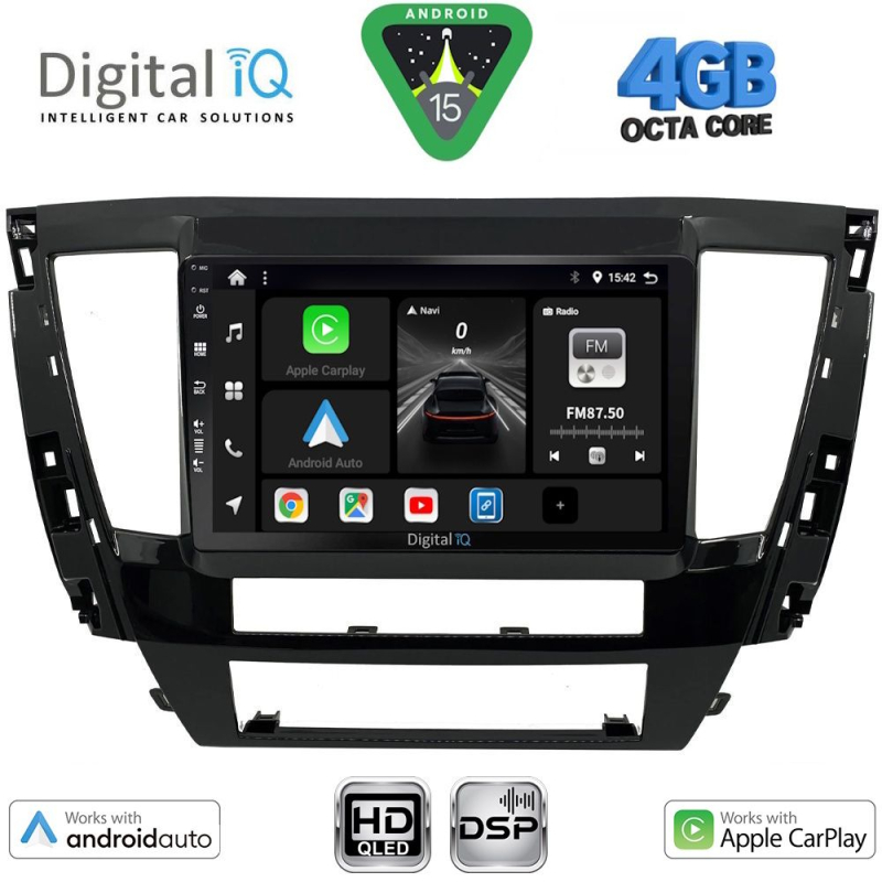 DIGITAL IQ BXF 6447S_CPAA (9inc) MULTIMEDIA TABLET for MITSUBISHI PAJERO SPORT mod. 2020> DIGITAL IQ BXF 6447S_CPAA (9inc) MULTIMEDIA TABLET for MITSUBISHI PAJERO SPORT mod. 2020>