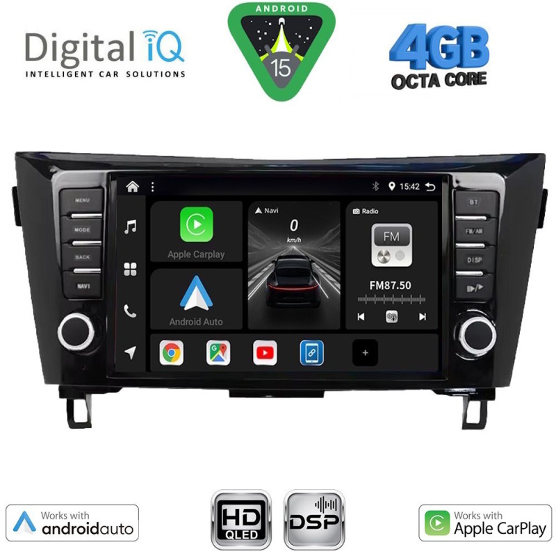 DIGITAL IQ BXF 16467_CPAA (9inc) MULTIMEDIA TABLET for NISSAN QASHQAI - XTRAIL mod. 2014-2021