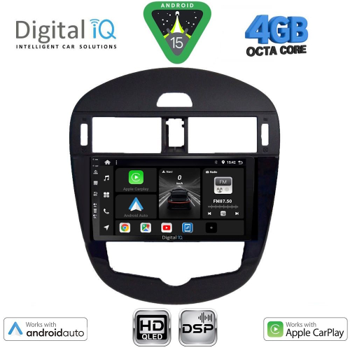 DIGITAL IQ BXF 6470_CPAA CLIMA (9inc) MULTIMEDIA TABLET for NISSAN PULSAR mod. 2014&gt;