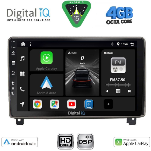 DIGITAL IQ BXF 6517_CPAA (9inc) MULTIMEDIA TABLET for PEUGEOT 407 mod. 2004-2011