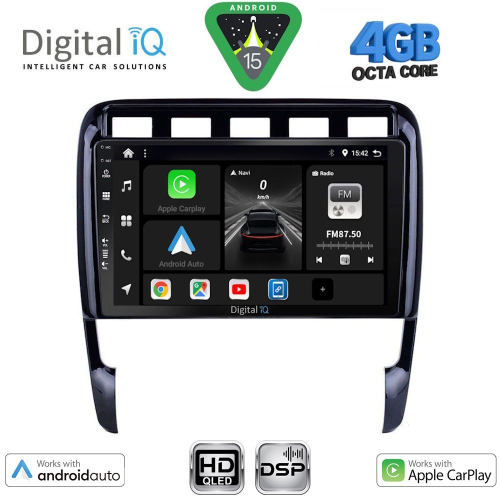 DIGITAL IQ BXF 6535_CPAA (9inc) MULTIMEDIA TABLET for PORSCHE CAYENNE mod. 2002-2011